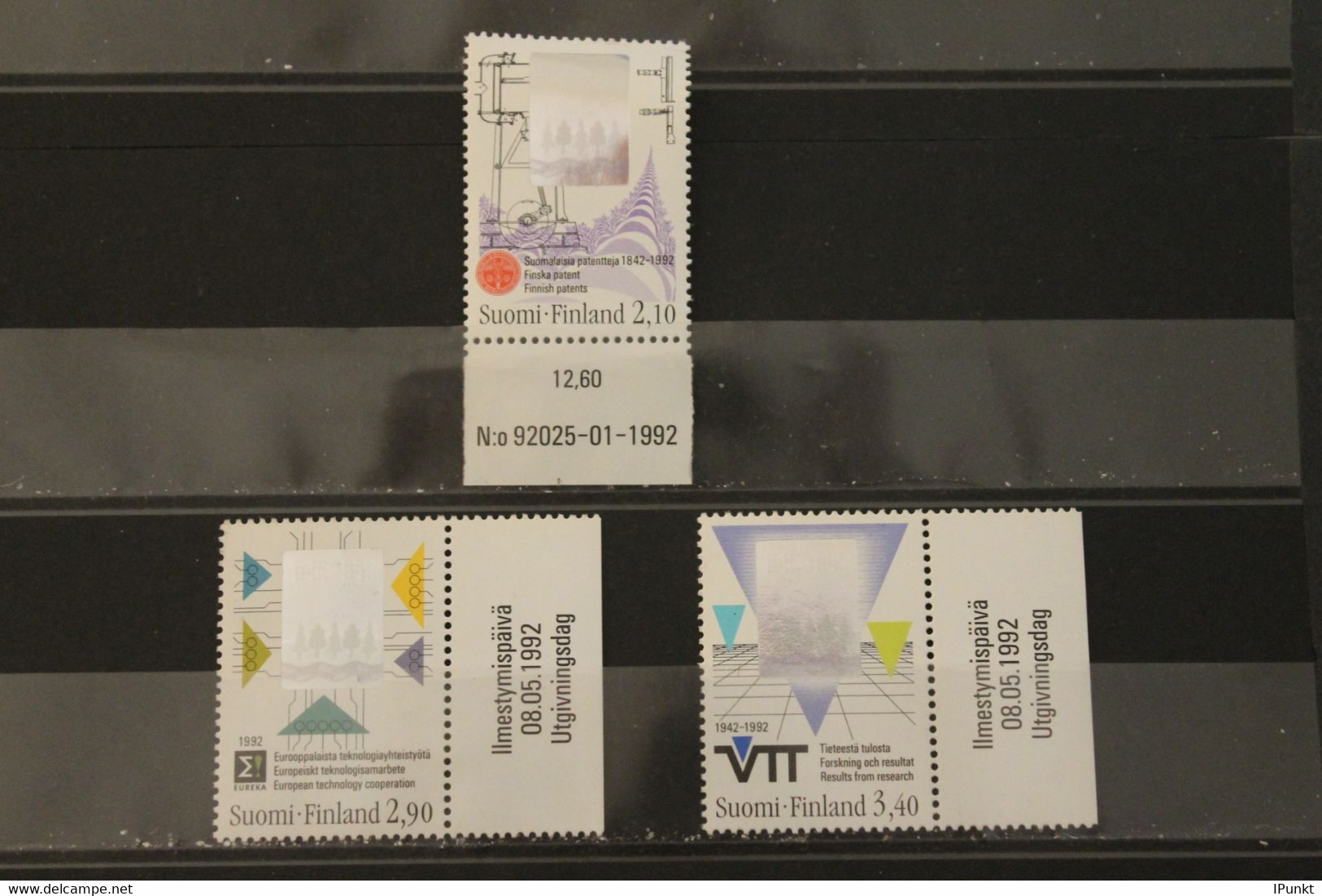 Hologramm, Hologrammmarke Finnland 1992, Finnische Technologie, MNH - Hologramas