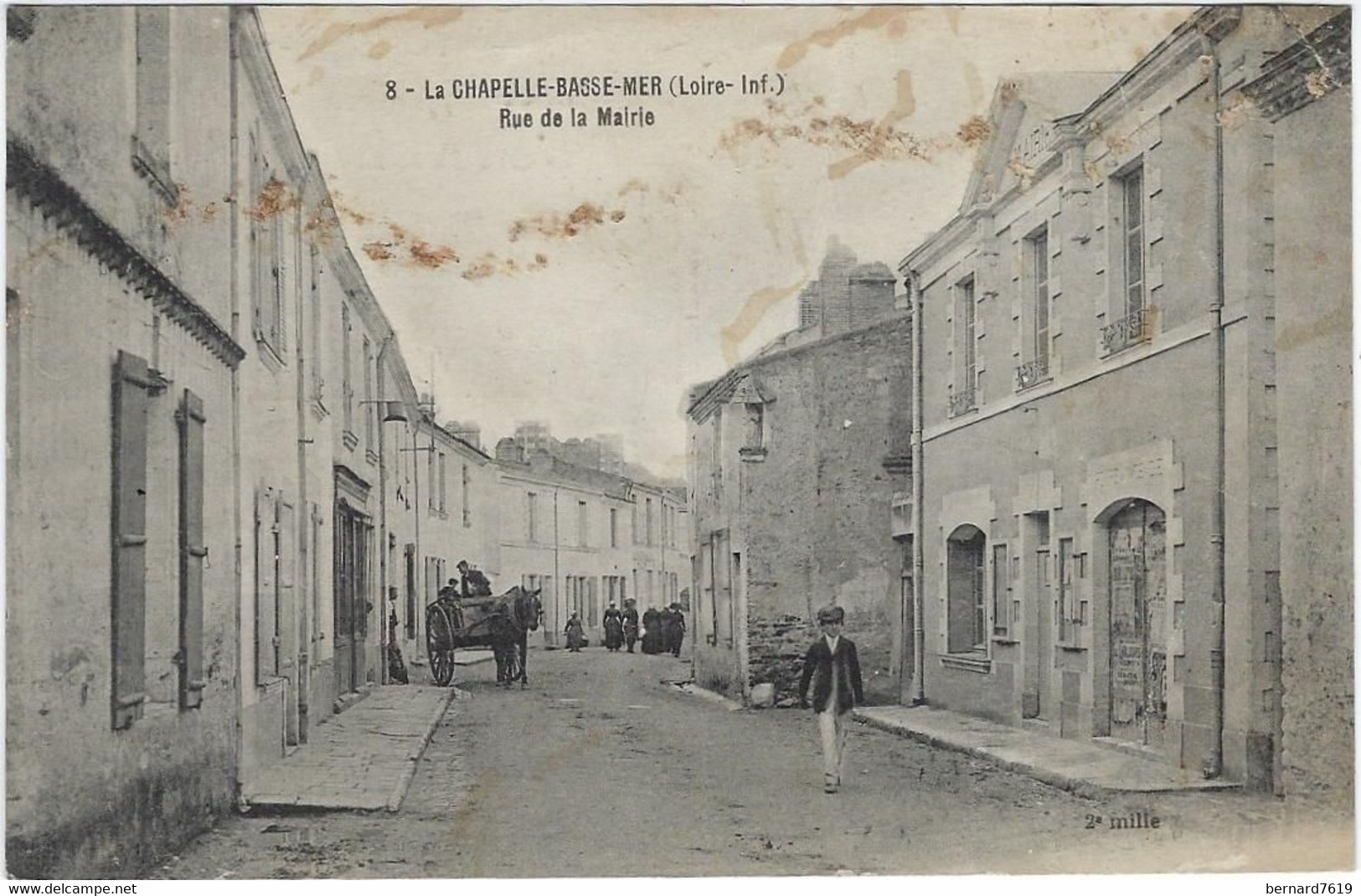 44   La Chapelle Basse Mer  - Rue De La Mairie - La Chapelle Basse-Mer