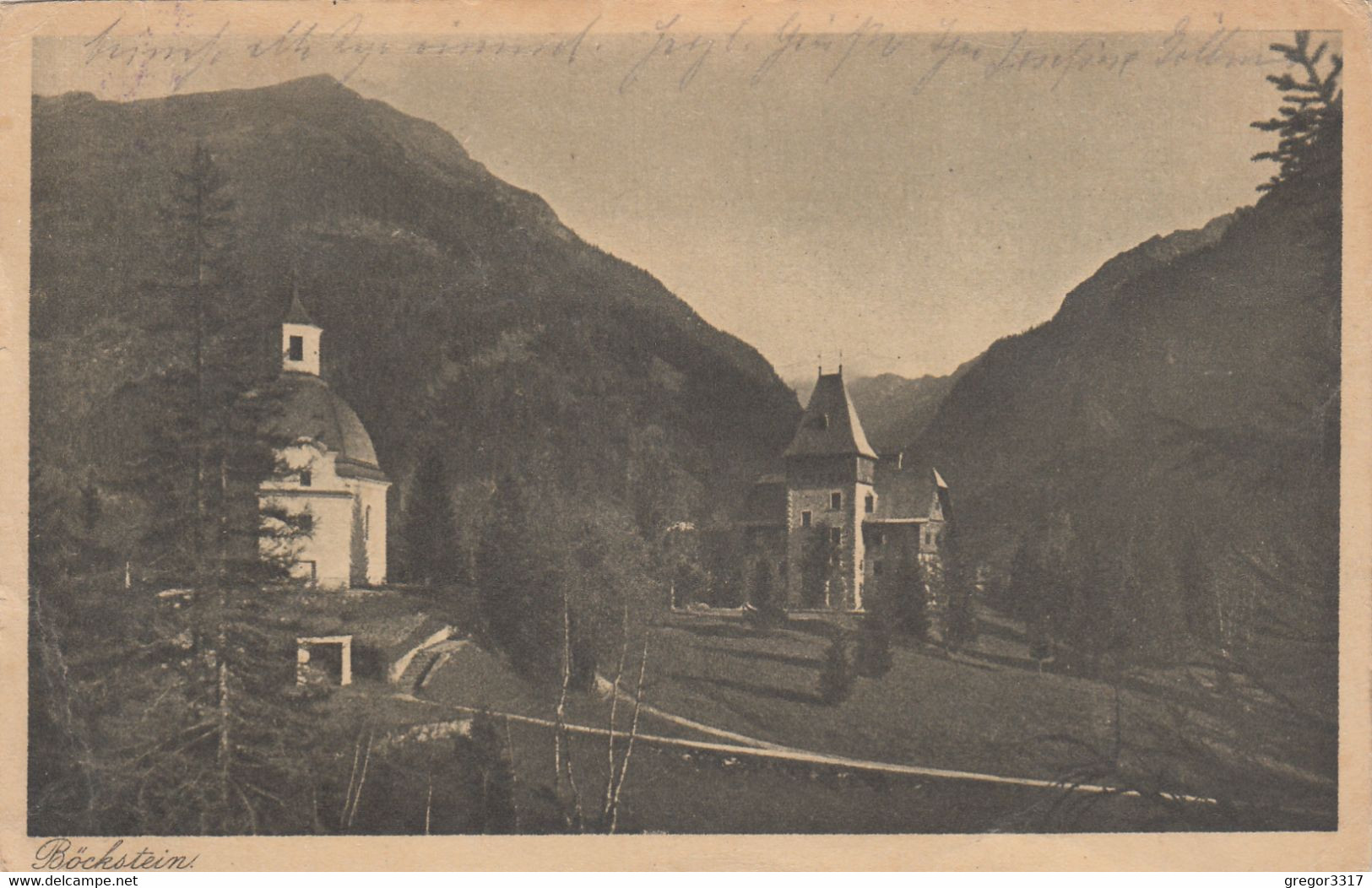 3040) BÖCKSTEIN - Kapelle U. Haus DETAIL - Alt ! 1922 - Böckstein