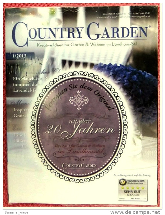 3 X Katalog / Broschüre Country Garden  - Kreative Ideen Für Garten & Wohnen Im Landhaus-Stil - Catálogos