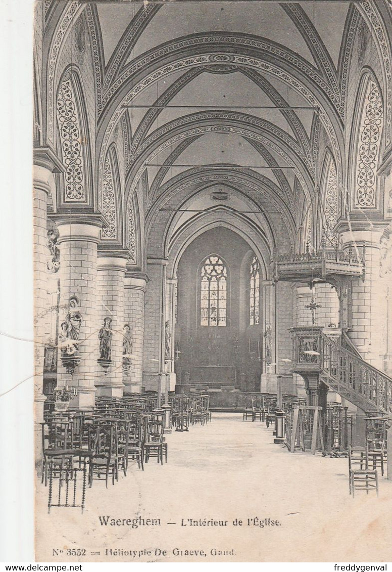 WAREGEM INTERIEUR EGLISE - Waregem