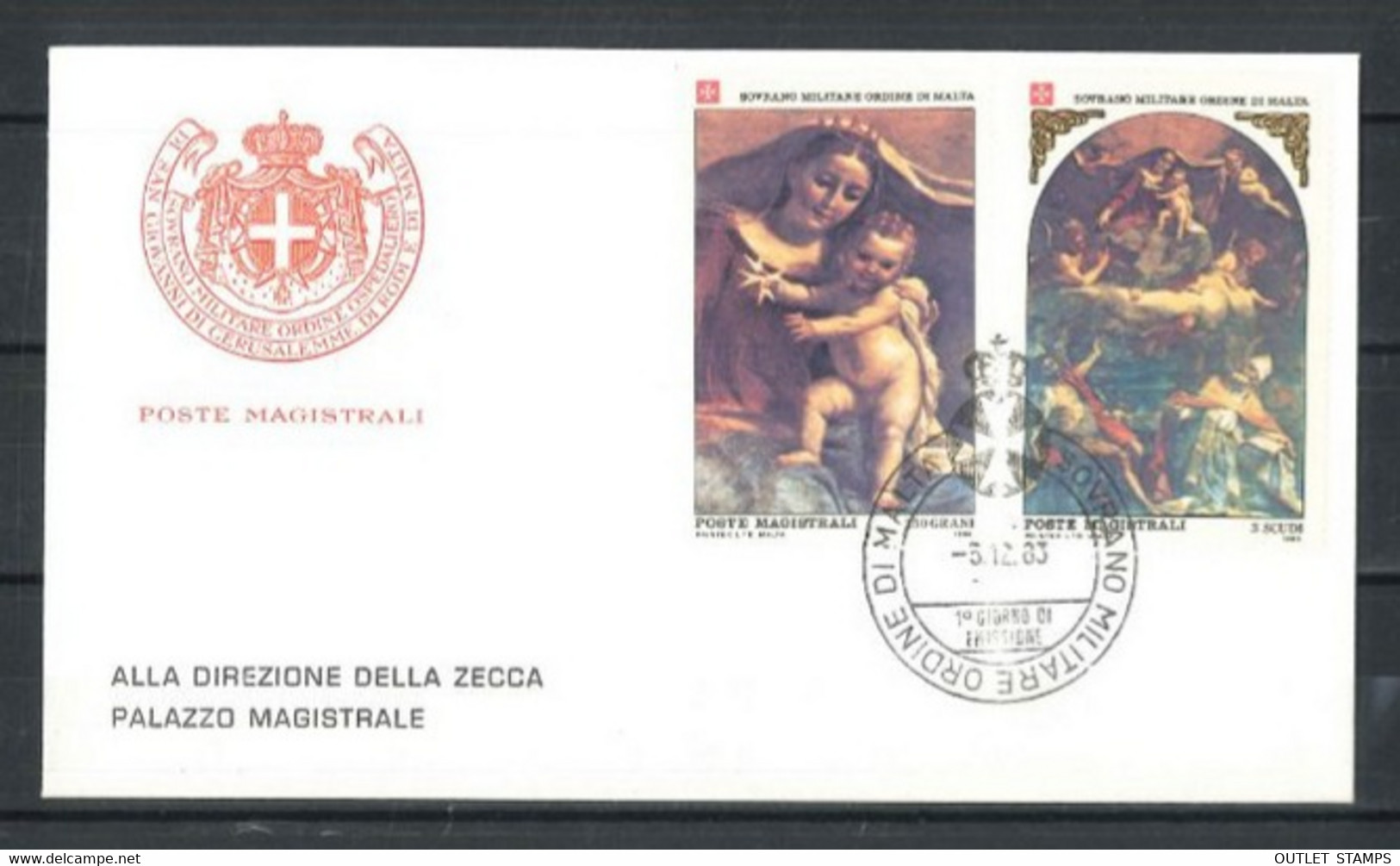 1983 - FDC (101) - Malta (la Orden De)