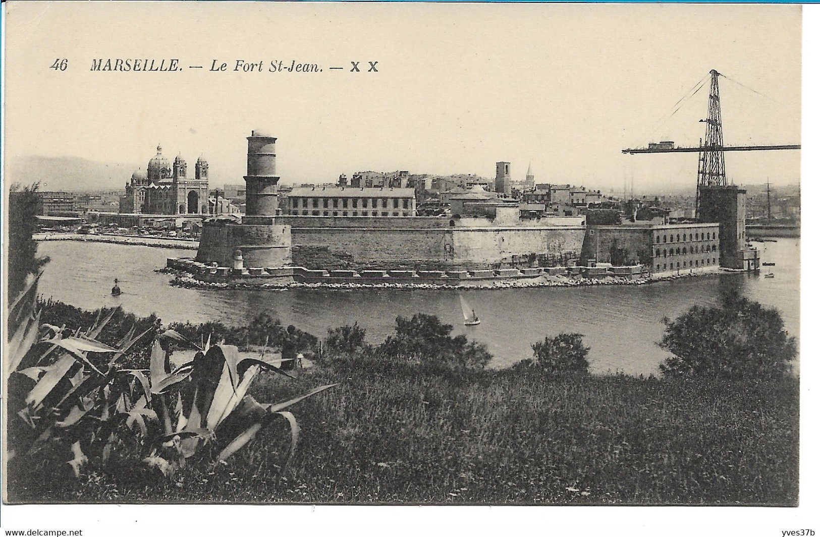 MARSEILLE - Le Fort St-Jean - Joliette, Zone Portuaire