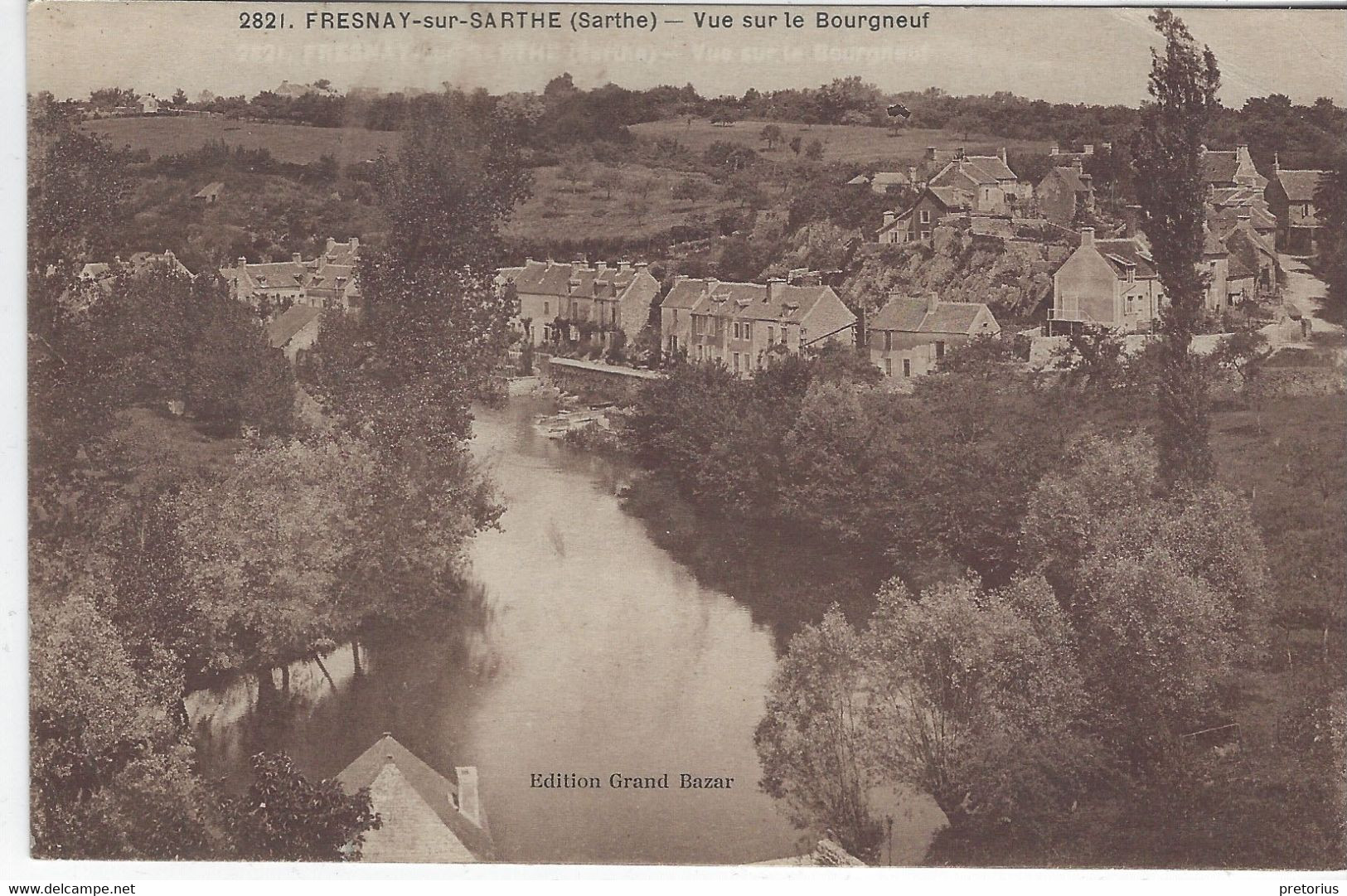 D - 72 - FRESNAY SUR SARTHE - VUE SUR LE BOURGNEUF - La Fresnaye Sur Chédouet