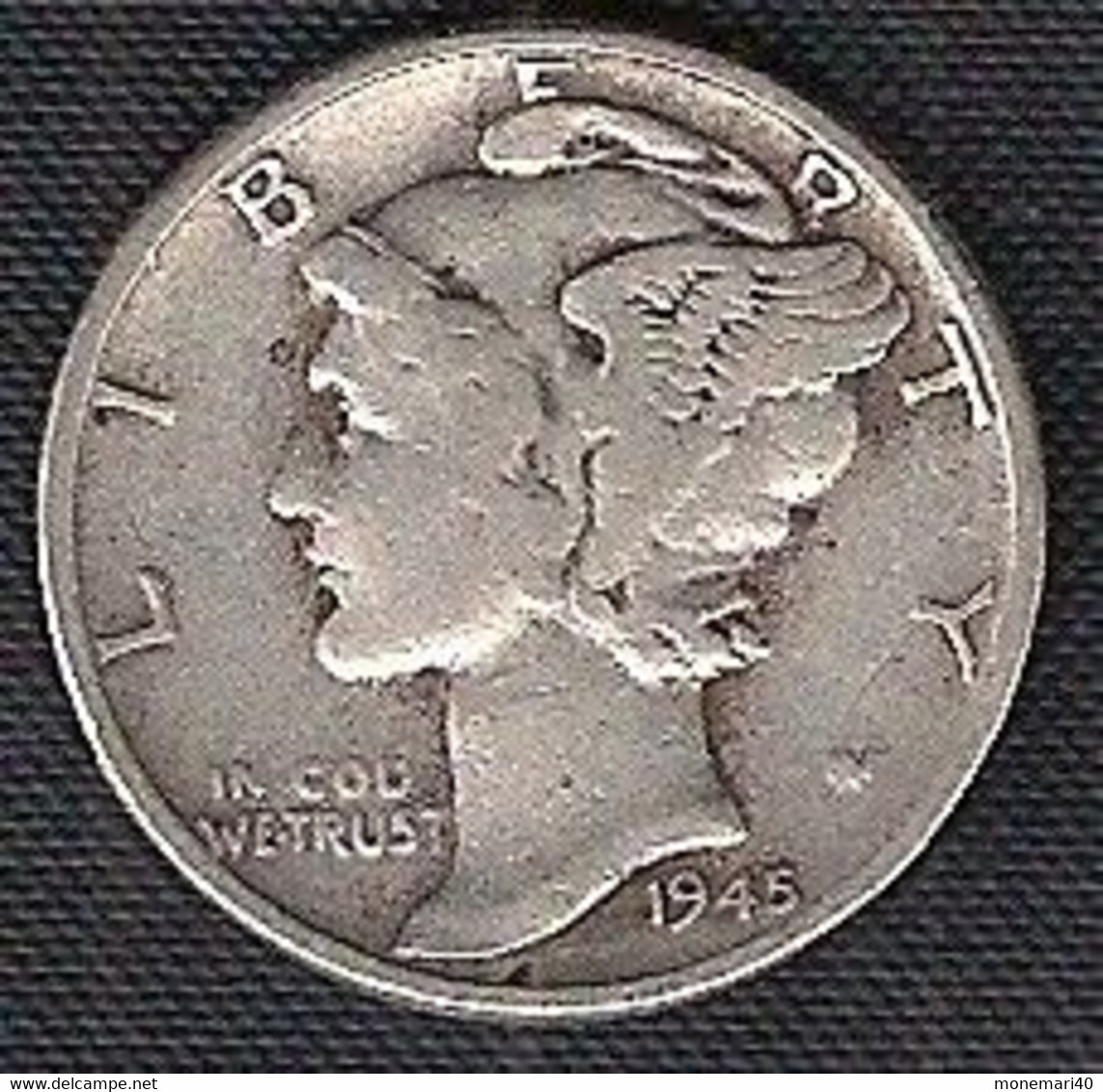 ÉTATS-UNIS 1 DIME - 1945 - Andere & Zonder Classificatie