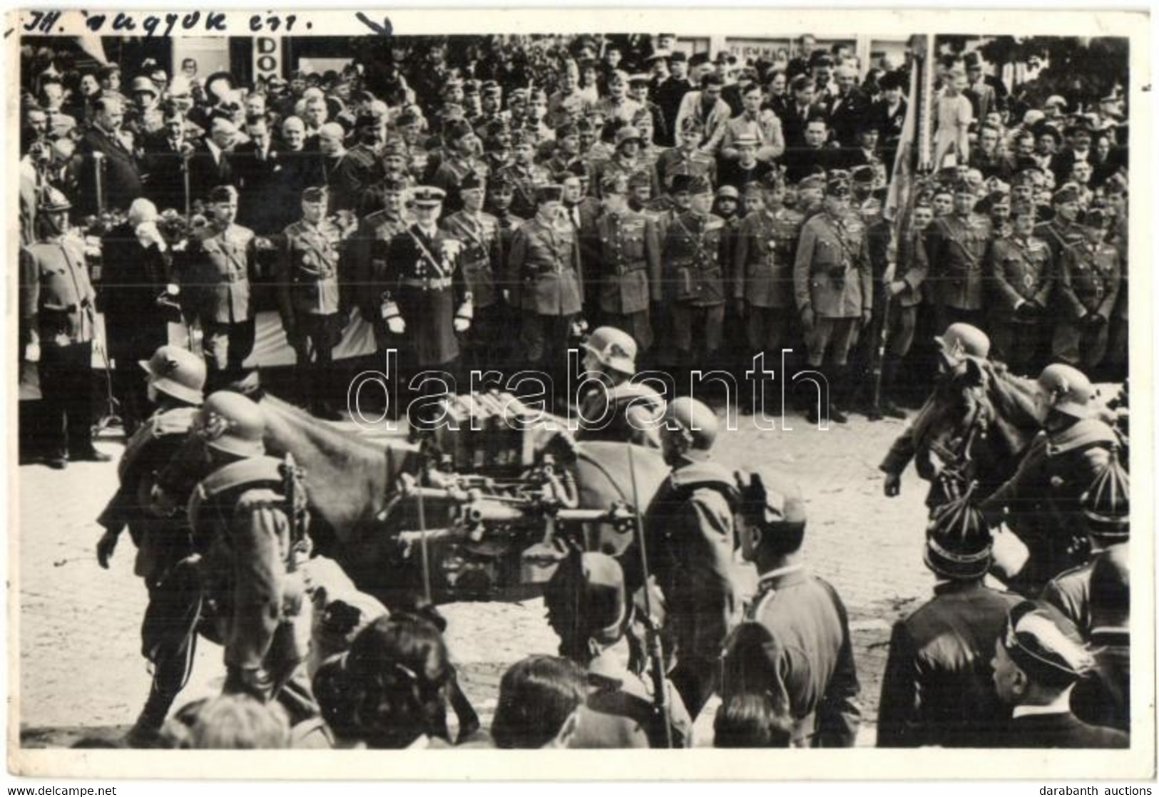 T2 1940 Szatmárnémeti, Satu Mare; Bevonulás, Horthy Miklós és Vezérkara A Díszszemlén / Entry Of The Hungarian Troops, H - Non Classés