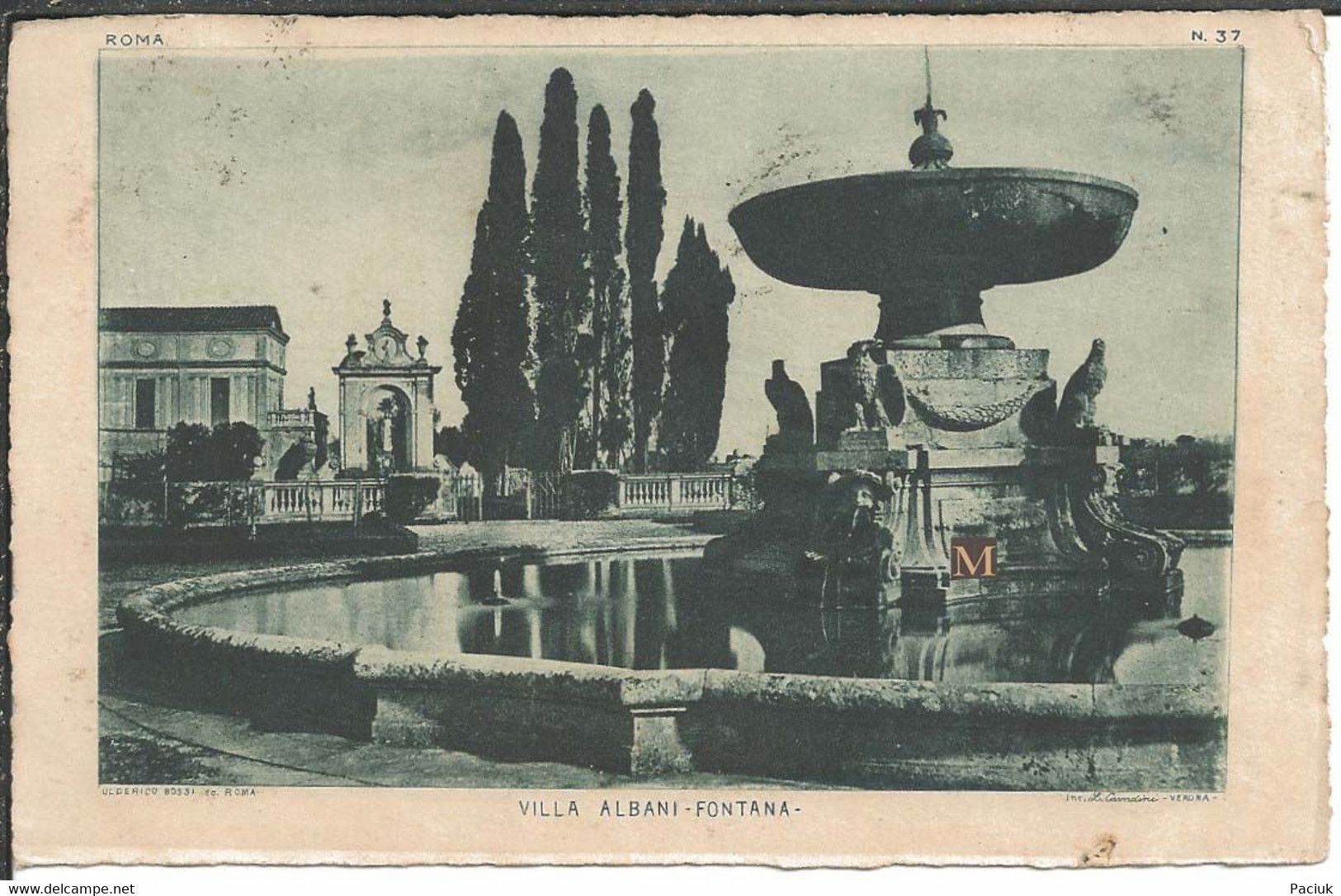 Roma - Villa Albani - Fontana - Parks & Gardens