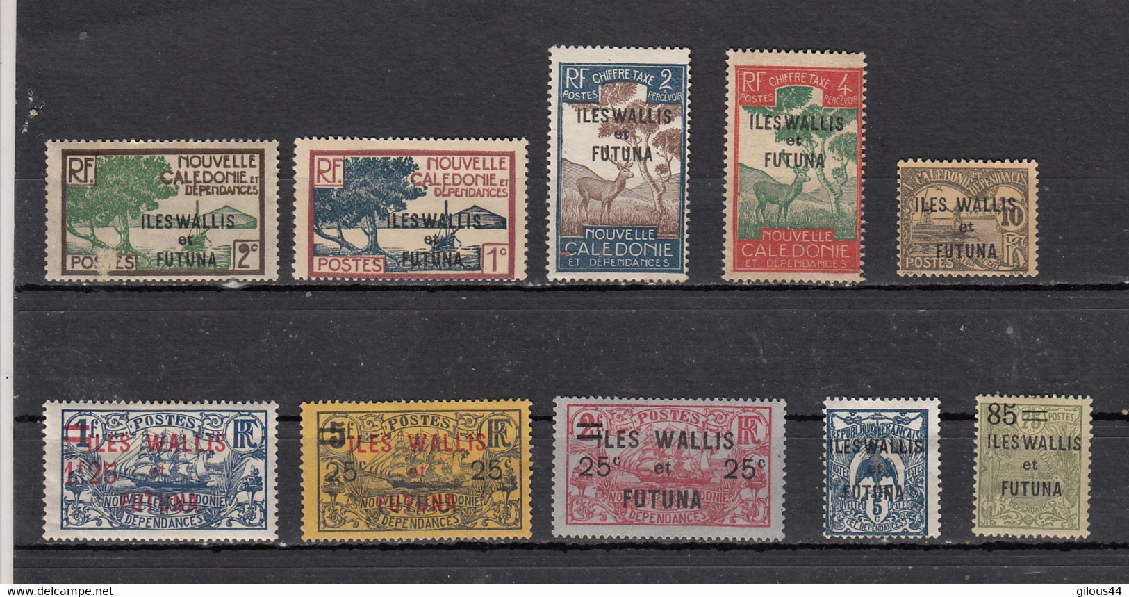 Wallis & Futuna  Lot De 10 Timbres - Collections, Lots & Series