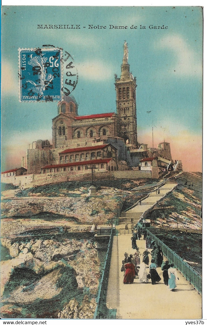 MARSEILLE - N-D De La Garde - Notre-Dame De La Garde, Funicular Y Virgen
