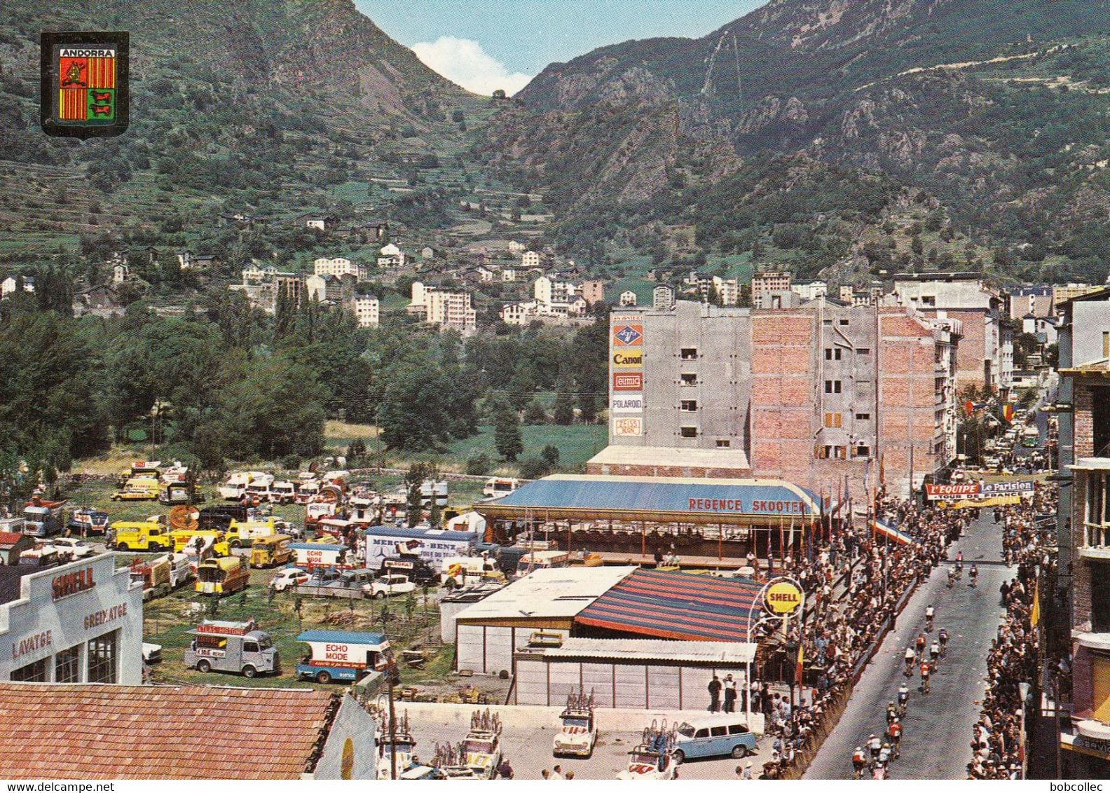 ANDORRA LA VELLA: Tour De France 1964 - Arrivée Des Coureurs - Caravane Publicitaire - Andorra