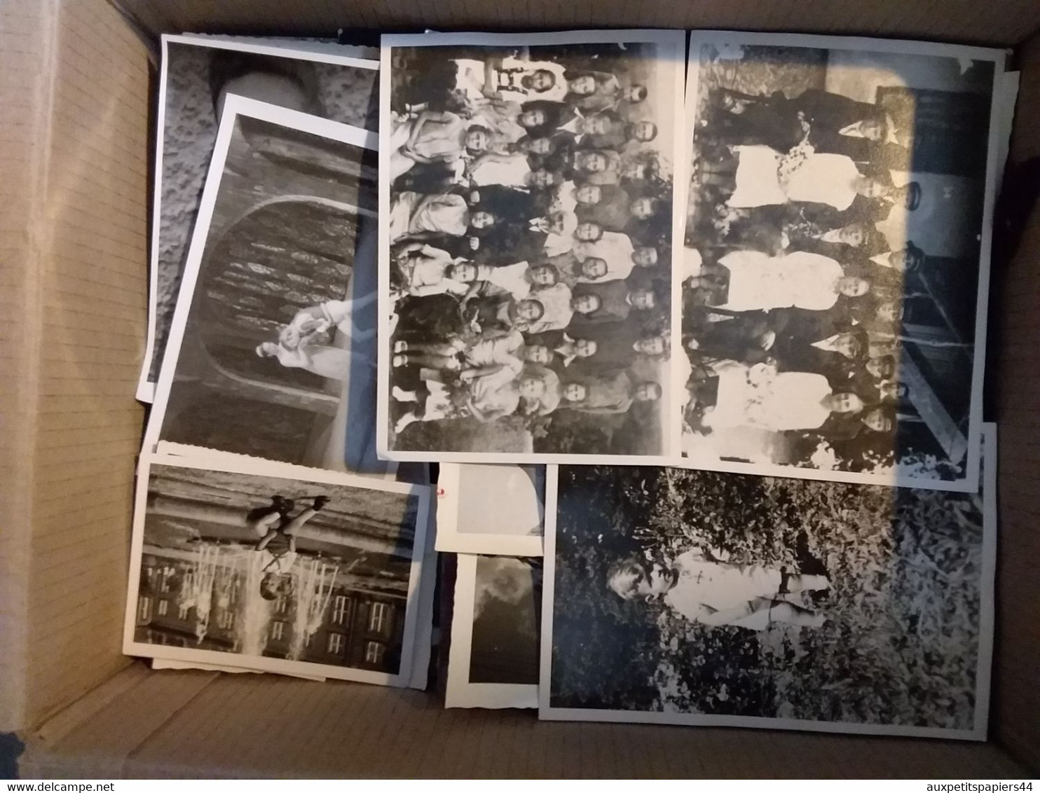 Gros Lot de 3.7 Kilos de Photos Originales tous Thèmes 1900 à 1960 - Voir Photos - 100% Noir & Blanc - Assez Bon état