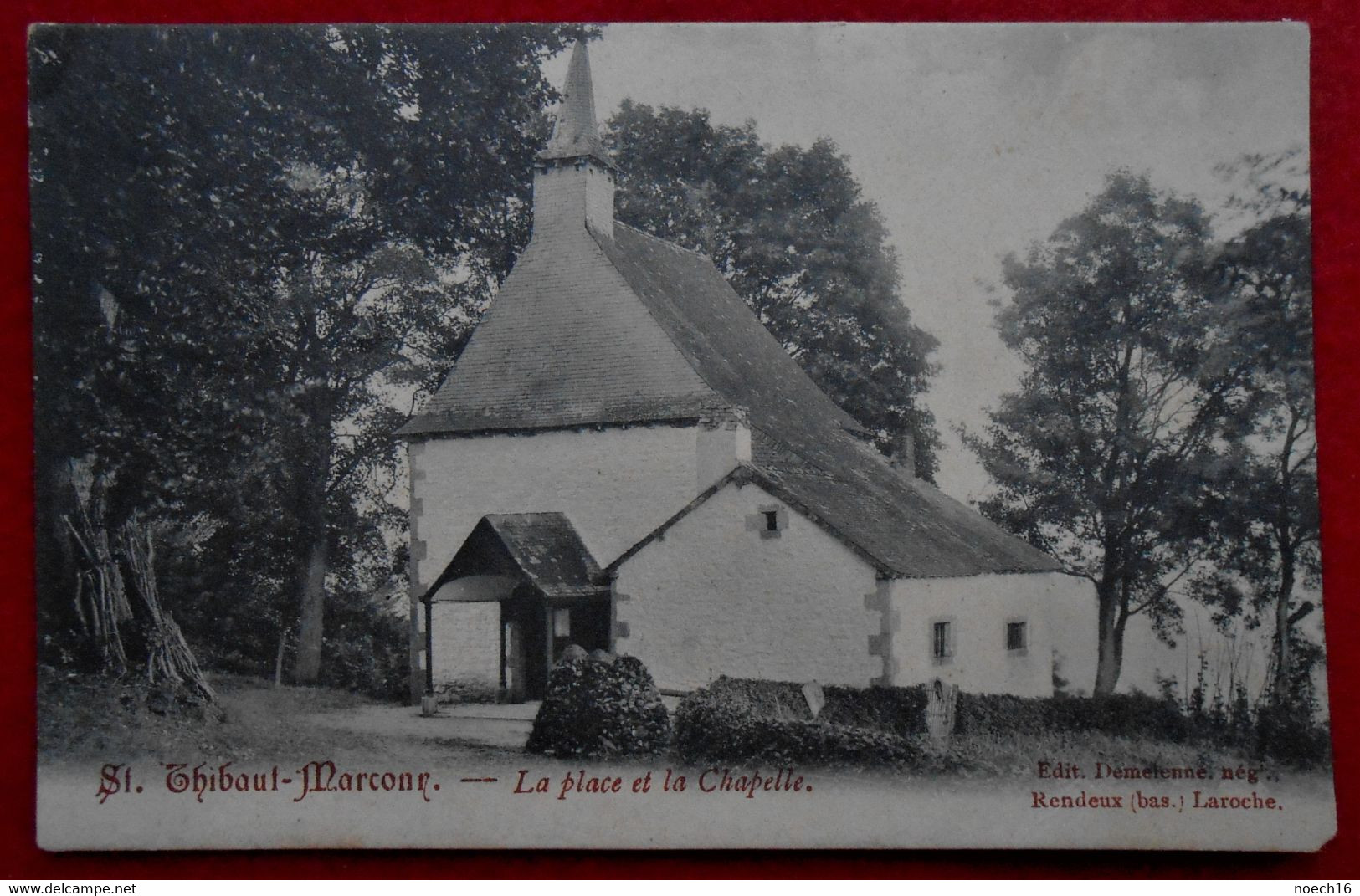 CPA 1911 St. Thibaut - Marcour, Rendeux - La Place Et La Chapelle - Rendeux