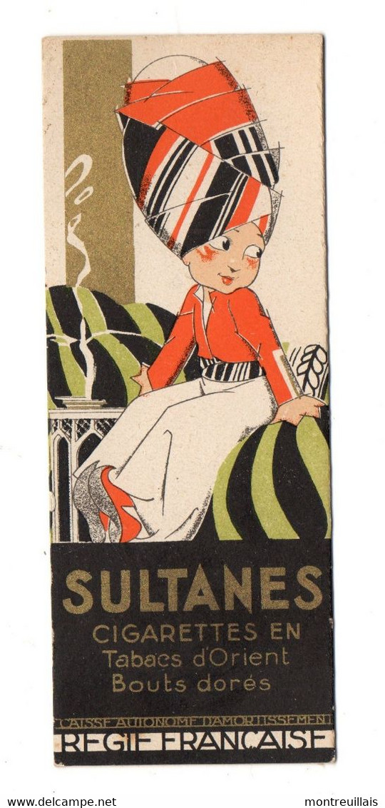 Marque Pages, Cigarettes Gitanes Sultanes, Tabacs D'orient, Maryland Régie Française, - Advertising Items