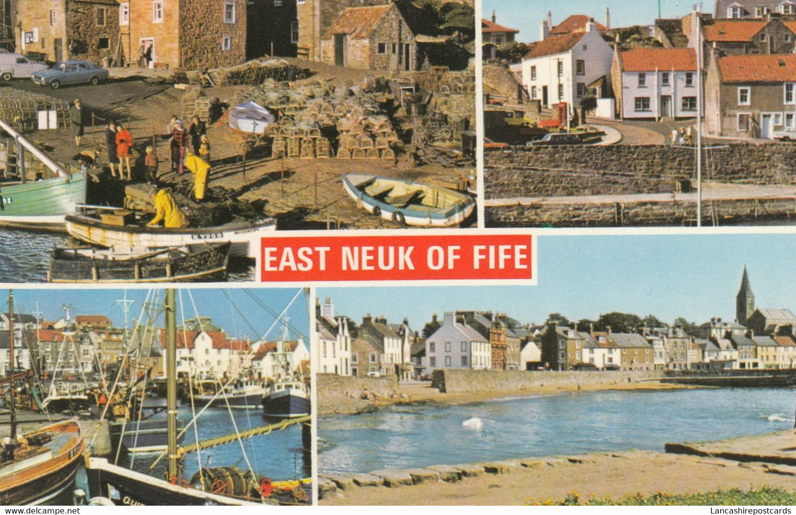 Postcard East Neuk Of Fife Crail Pittenweem Cellardyke Anstruther  My Ref B14319 - Fife