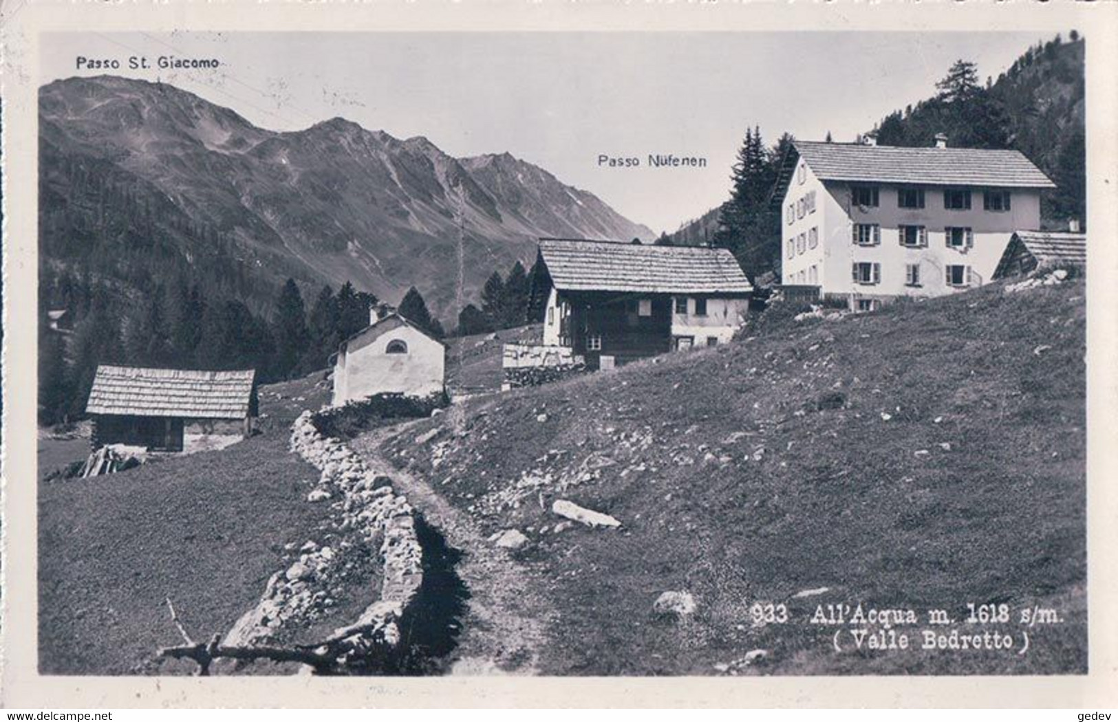 All'Acqua TI, Valle Bedretto (933) - Bedretto