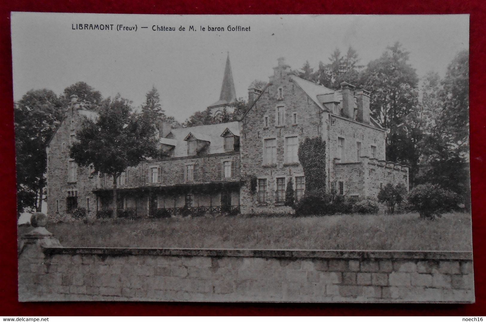 CPA Libramont - Freux - Château De M Le Baron Goffinet/ Au Verso : Hôtel Duroy - Libramont-Chevigny