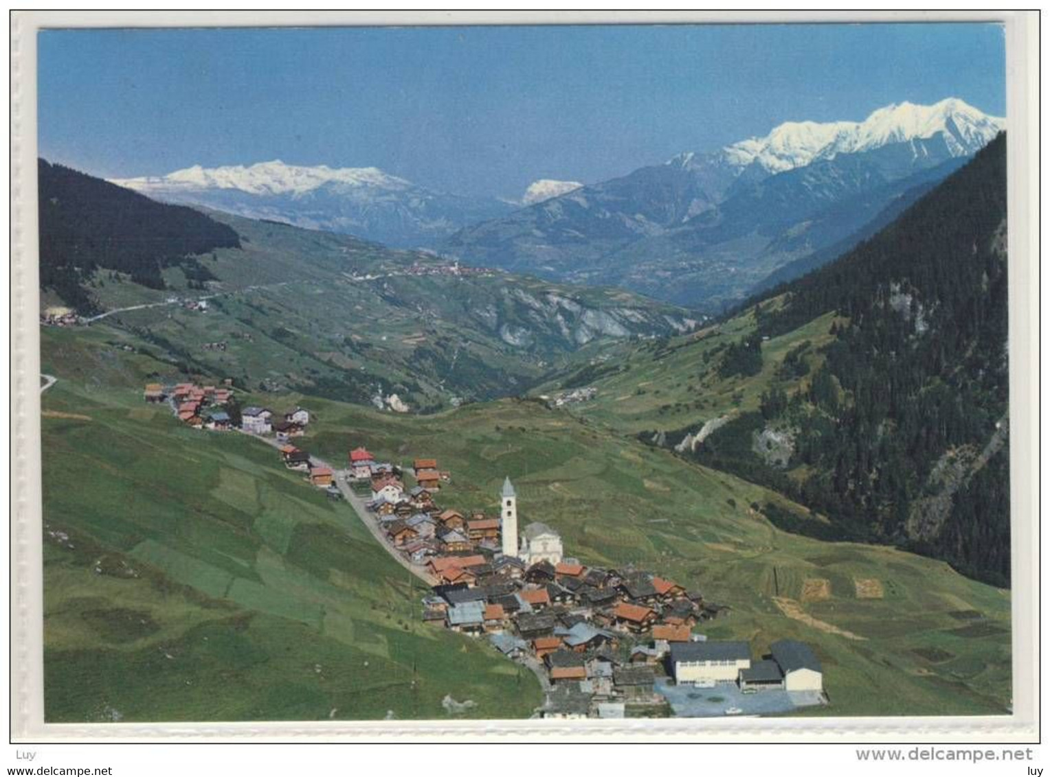 VRIN / Lumnezia, GR - Mit Ringelspitz Und Signinakette, Panorama - 1976 - Lumnezia