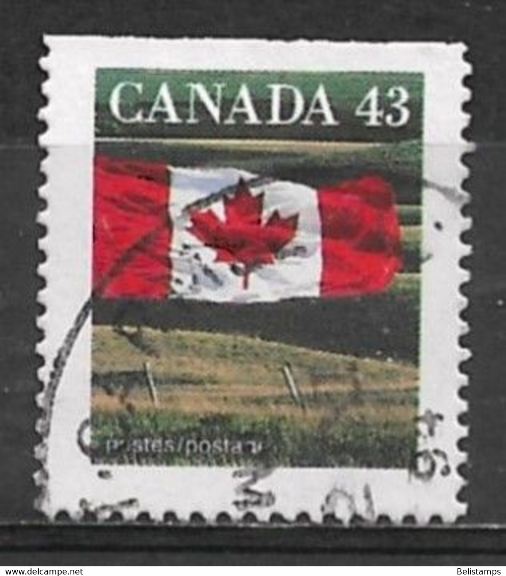 Canada 1994. Scott #1359d Single (U) Flag And Prairie - Single Stamps
