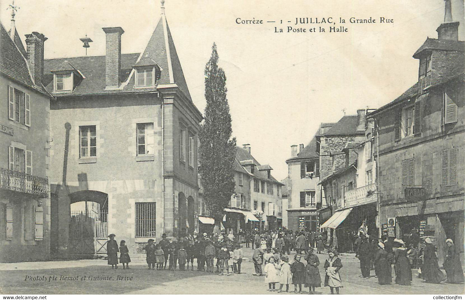 .CPA FRANCE 19  "Juillac, Grande Rue" - Juillac