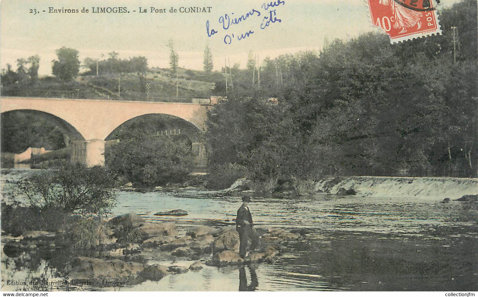 . CPA FRANCE 87 "Condat, Le Pont" - Condat Sur Vienne