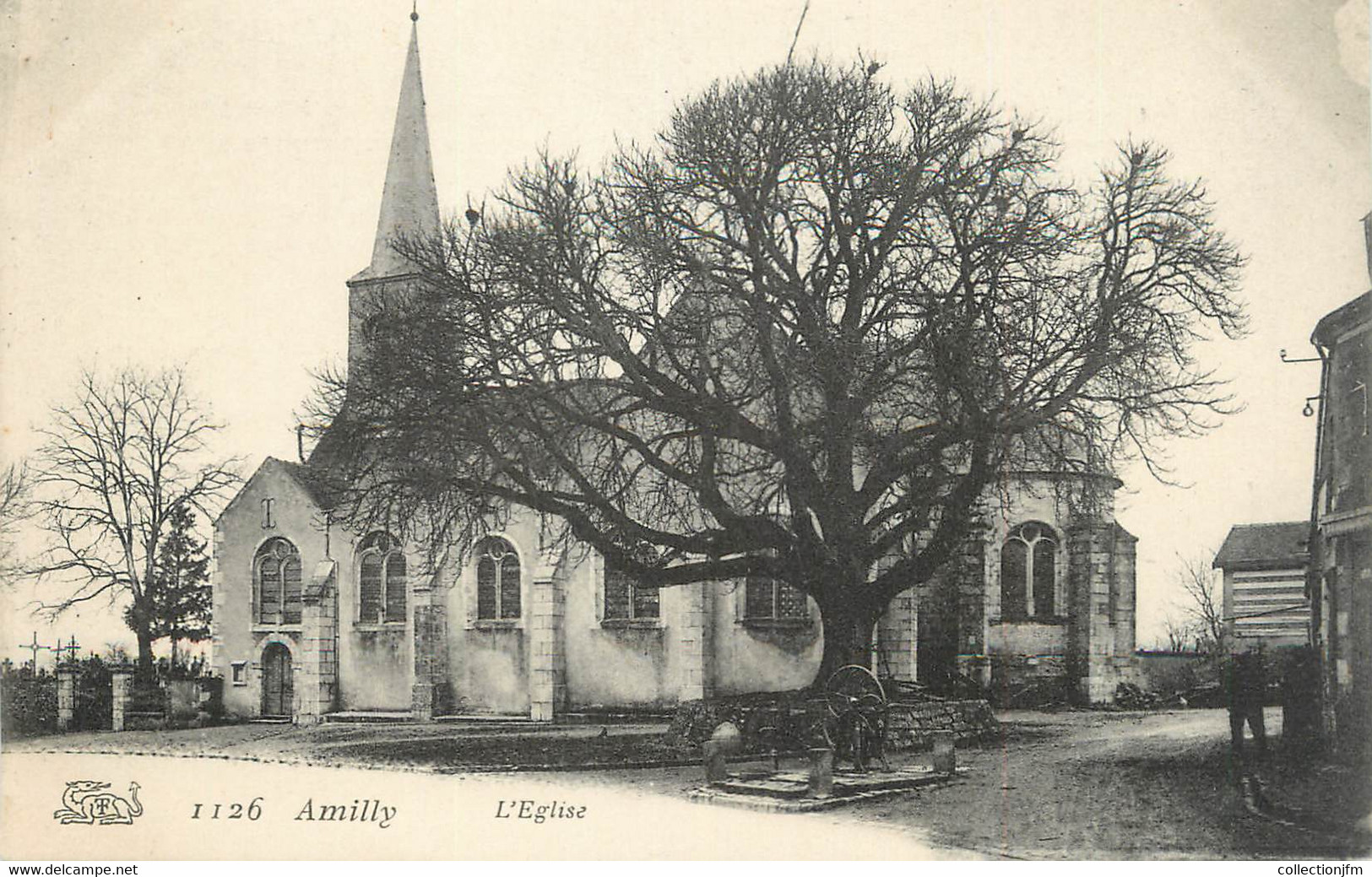 .CPA   FRANCE 45 " Amilly, L'église" - Amilly