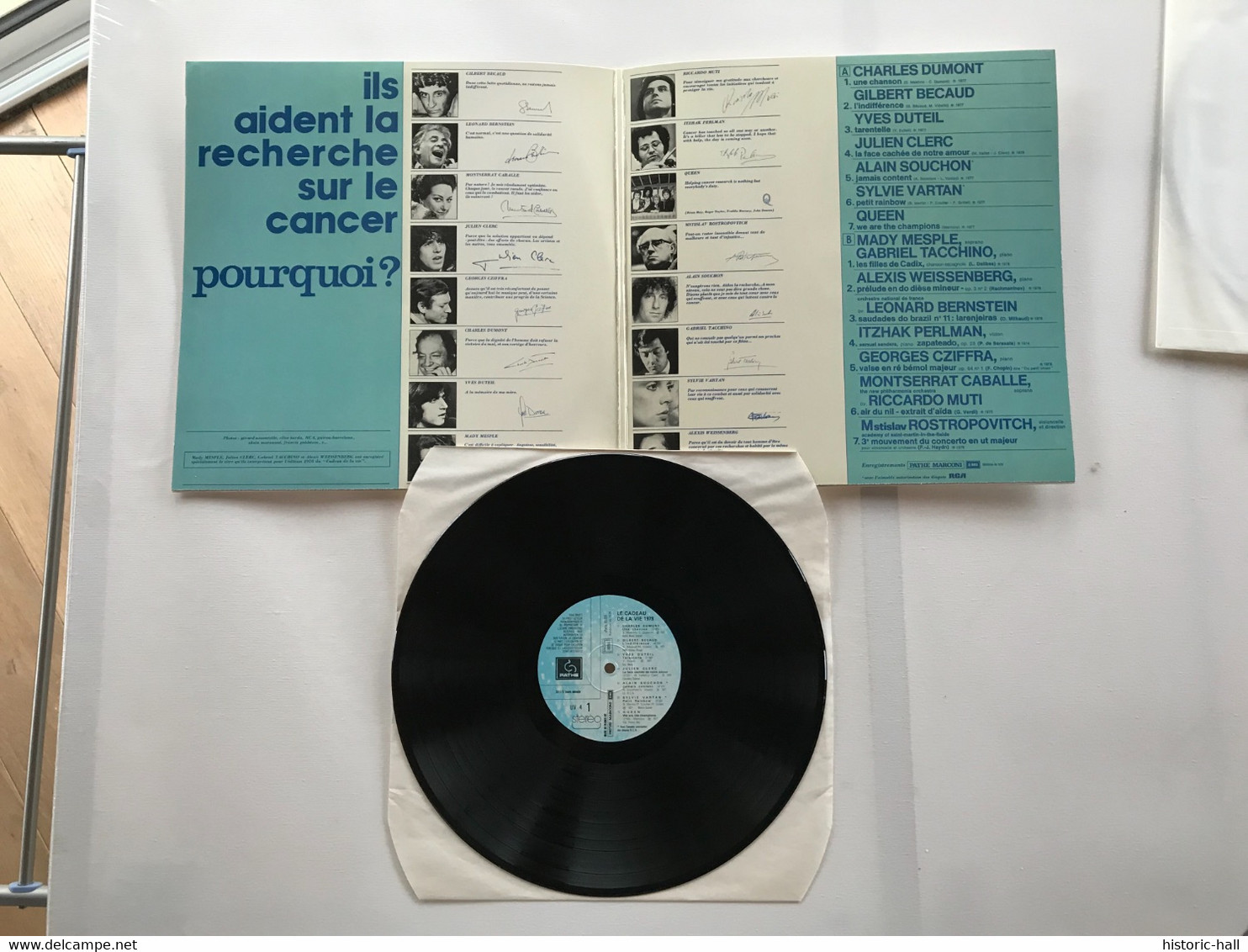 LE CADEAU DE LA VIE (recherche Cancer)  - Compilation - LP - 1978 - QUEEN SYLVIE VARTAN JULIEN CLERC... - Compilations