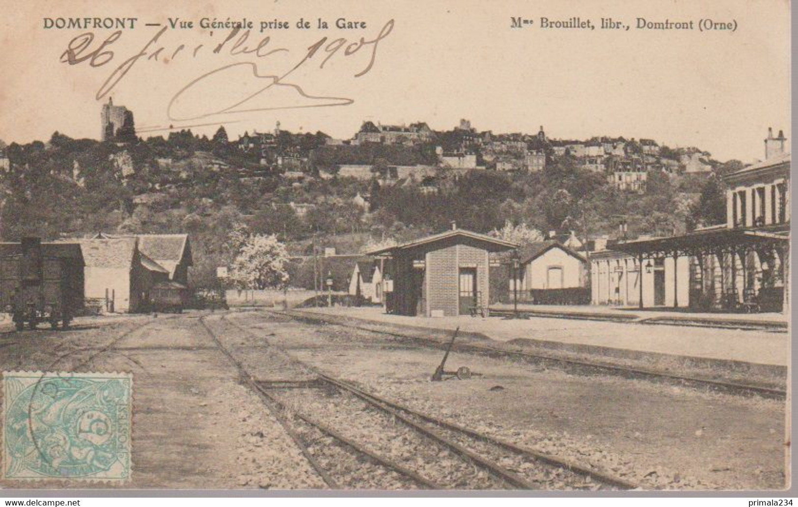 DOMFRONT  - LA GARE - Domfront