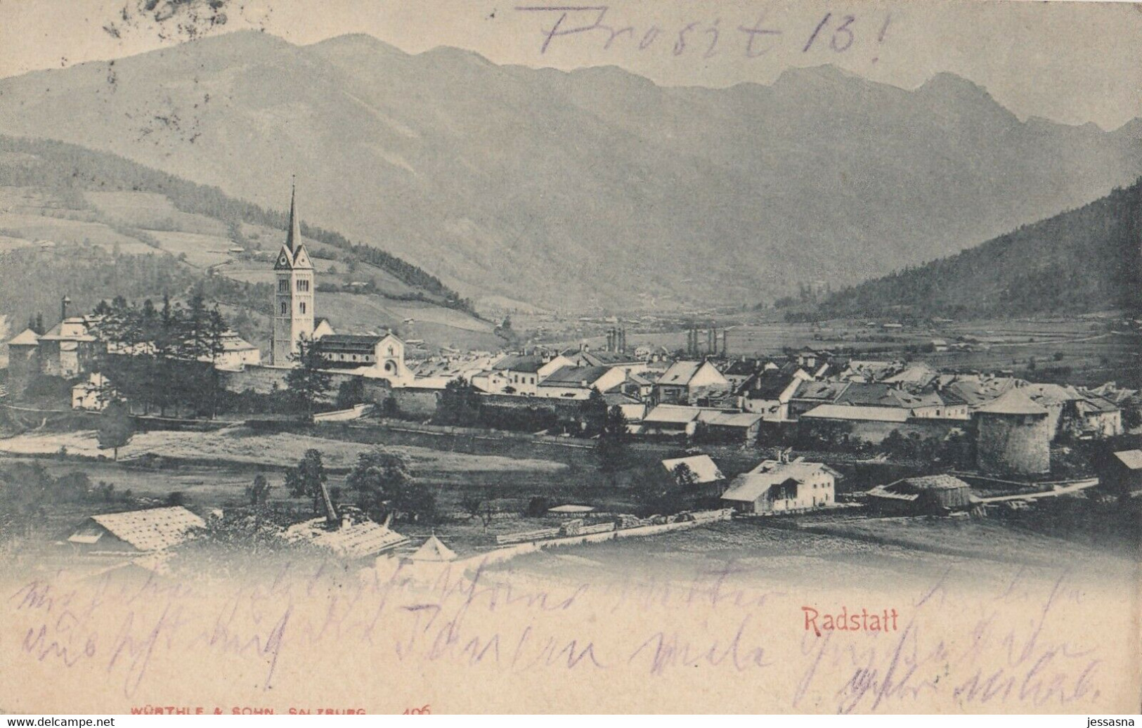 AK - Salzburg - RADSTADT Im Pongau - 1913 - Radstadt