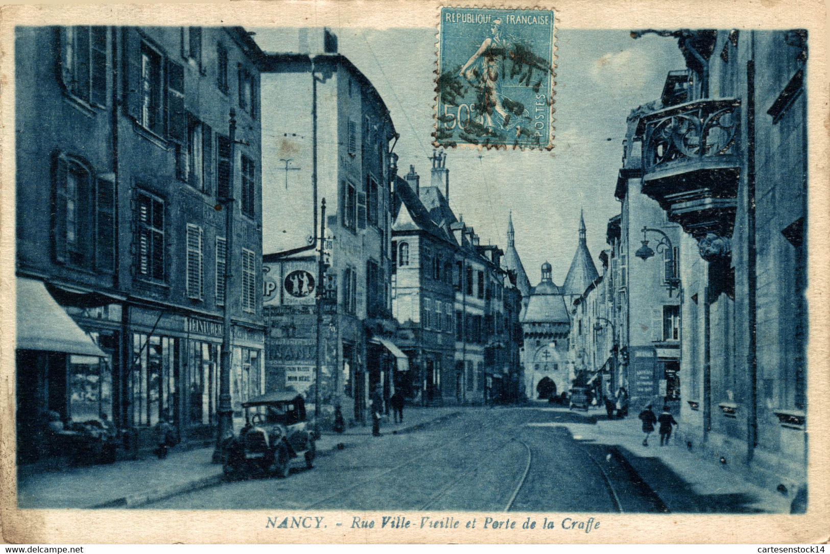 N°9776 Z -cpa Nancy -rue Ville Vieille Et Porte De La Craffe- - Nancy