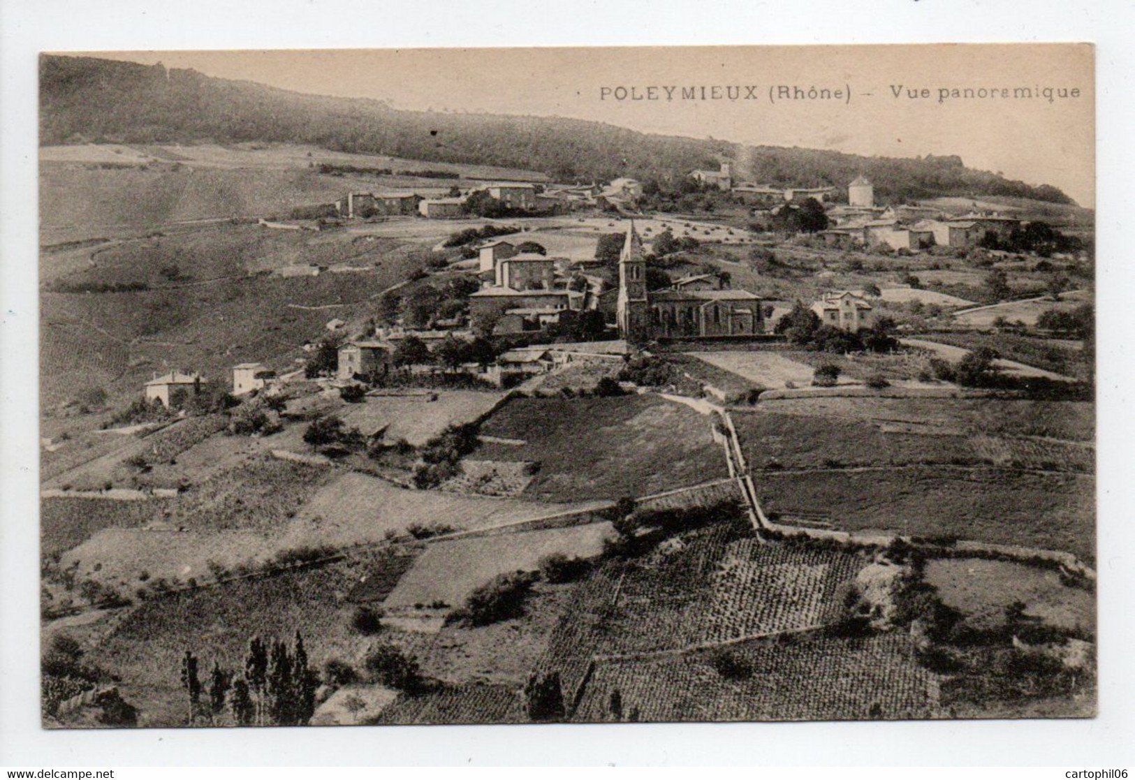 - CPA POLEYMIEUX (69) - Vue Panoramique 1923 - - Andere & Zonder Classificatie