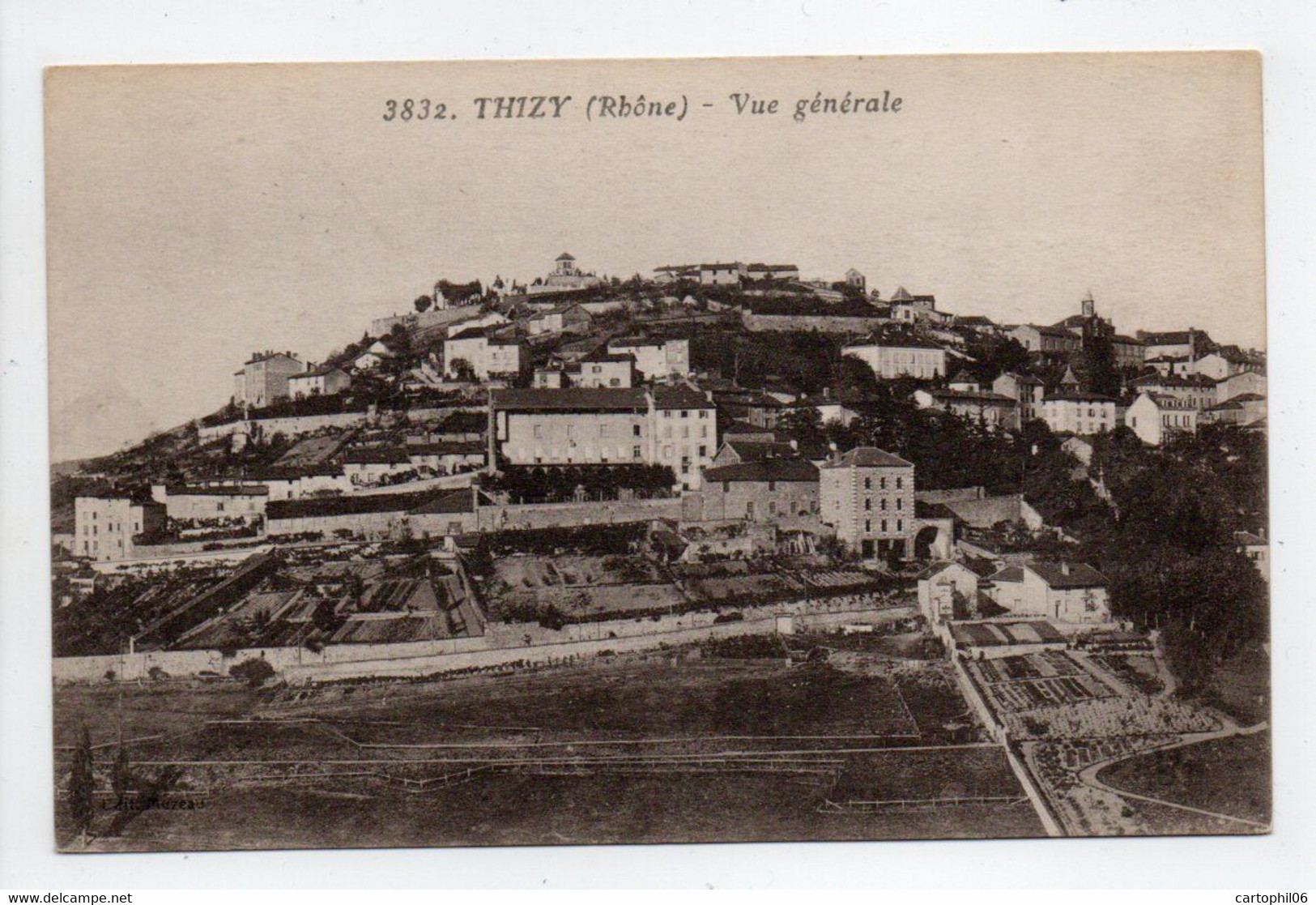 - CPA THIZY (69) - Vue Générale - Edition Muzeau 3832 - - Thizy