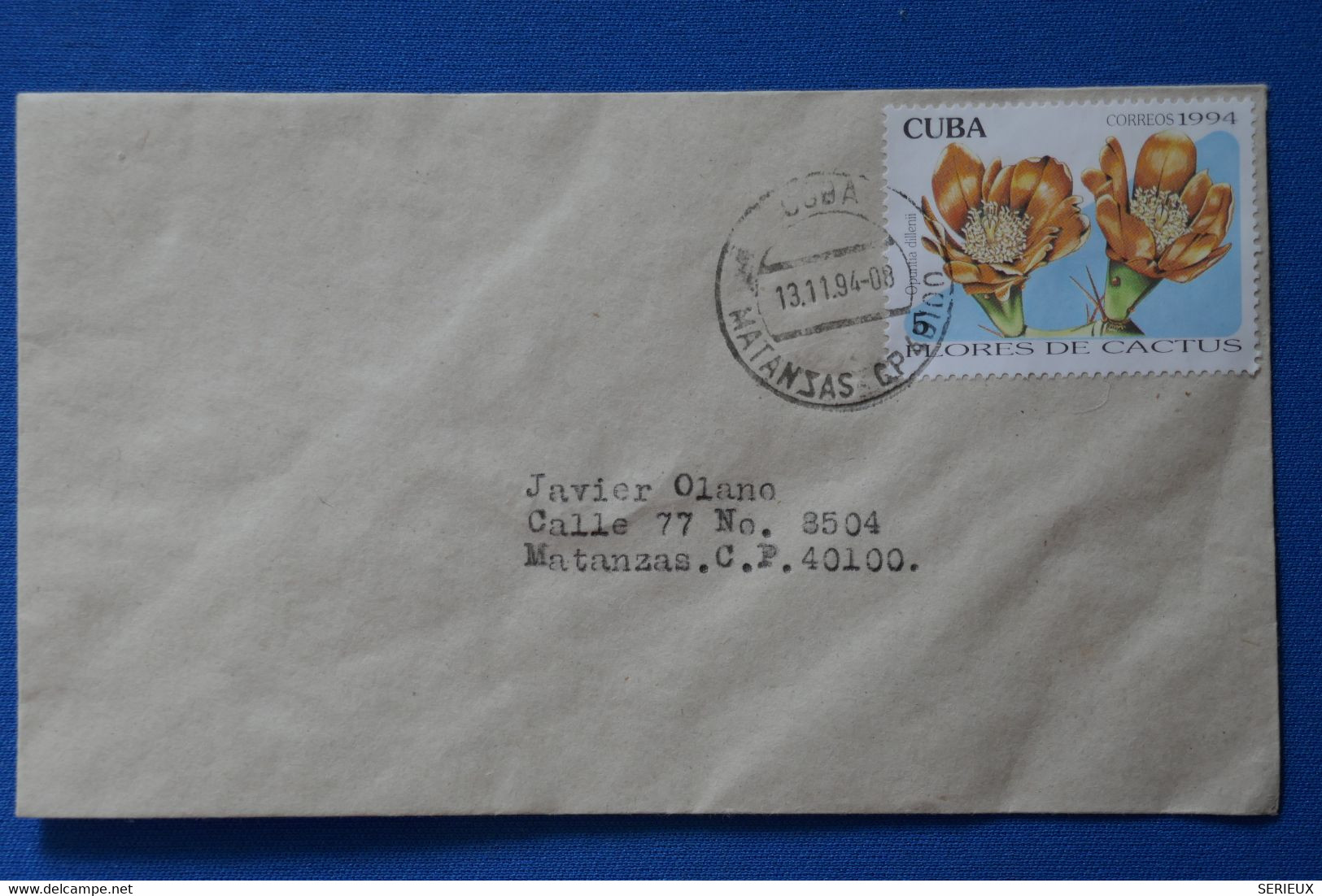 P27 CUBA BELLE LETTRE 1994   MATANZAS + AFFRANCHISSEMENT PLAISANT - Storia Postale