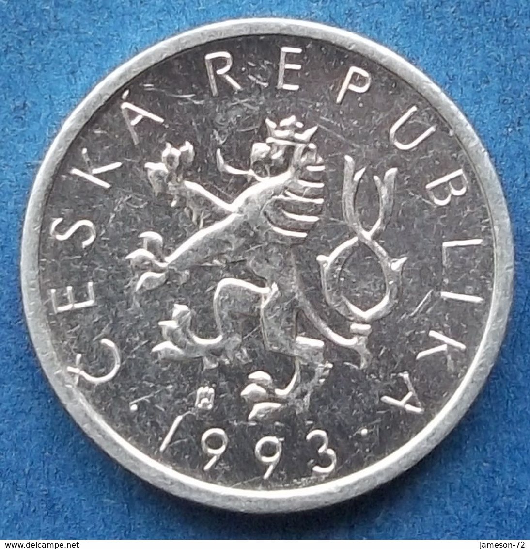 CZECH REPUBLIC - 10 Haleru 1993 KM# 6 Republic Since 1993 - Edelweiss Coins - Czech Republic