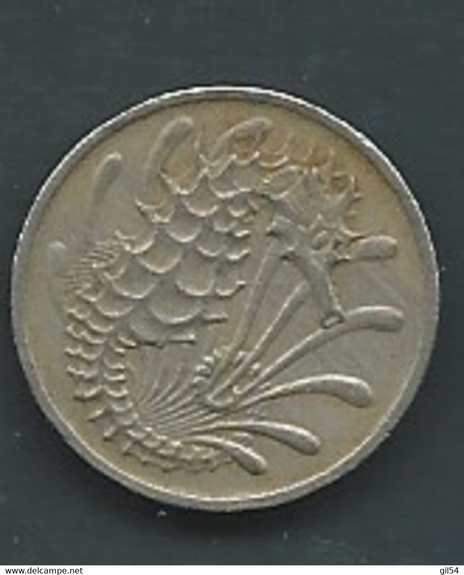 Piece  Singapour   Singapore - 10 Cents 1968- Pic 5113 - Singapour