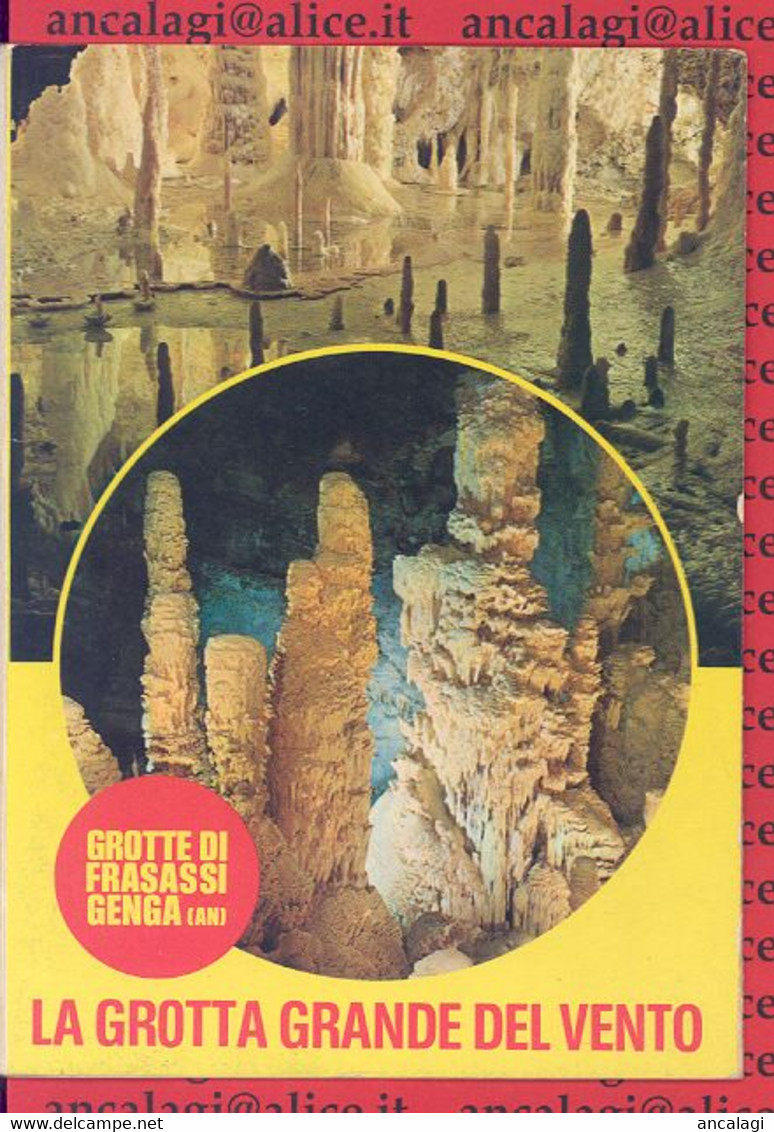 LIBRI 1666 - GROTTE DI FRASASSI, GENGA (AN) - La Grande Grotta Del Vento - In 4 Lingue - Turismo, Viaggi