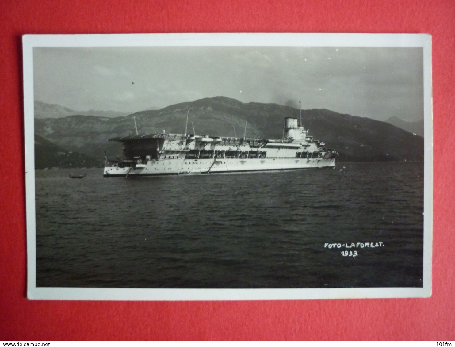 HMS GLORIOUS  IN CATTARO, MONTENEGRO 1933 - Oorlog