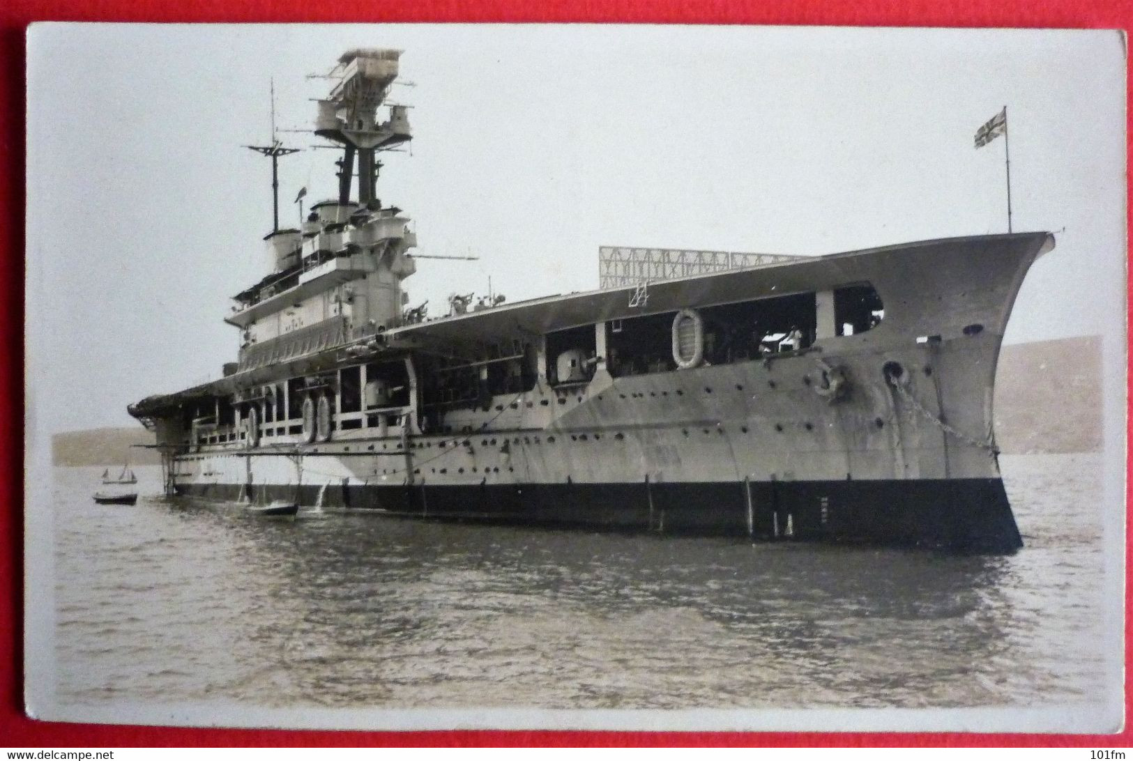 HMS EAGLE SOMEWHERE IN ADRIATIC SEE , EARLY 1930 - Guerra