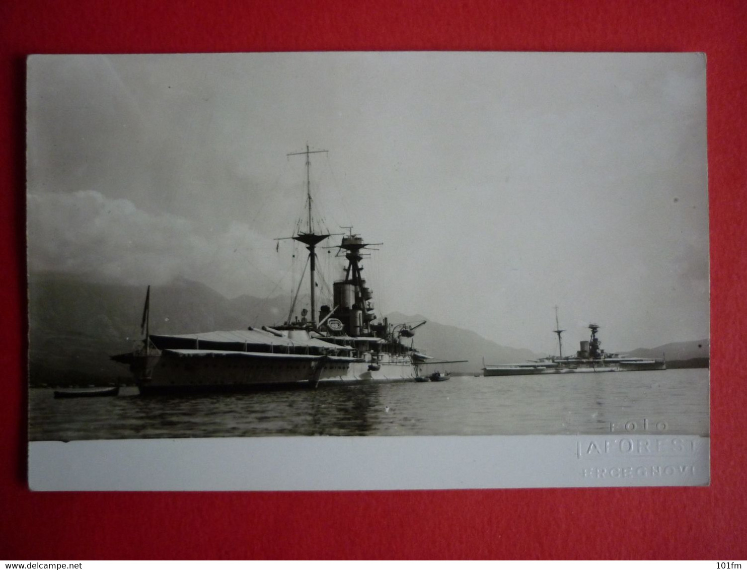 HMS ROYAL SOVEREIGN  IN CATTARO, MONTENEGRO 1929 - Guerre