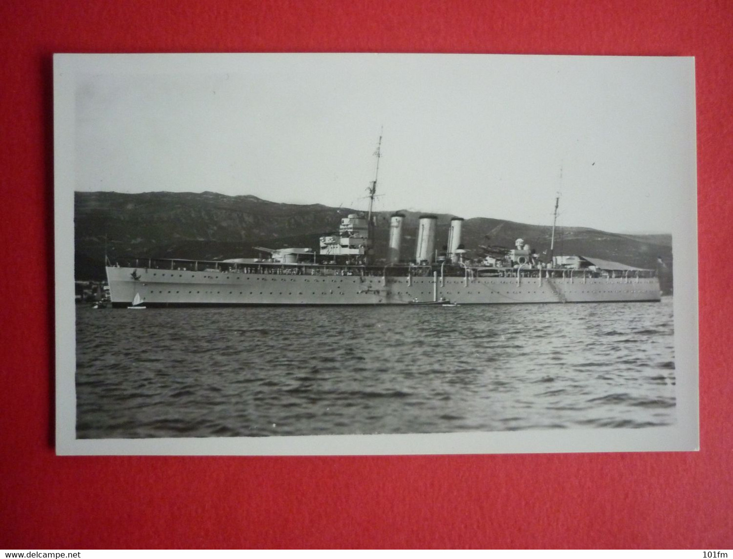 CROATIA , HMS DORSETSHIRE IN CRIKVENICA , EARLY 1930 - Guerra