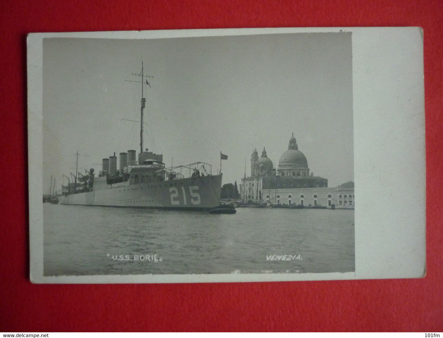 ITALY , USS BORIE IN VENEZIA , EARLY 1930 - Guerre