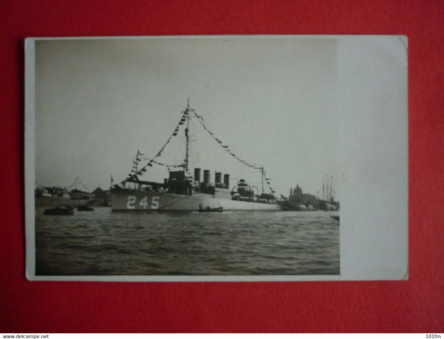 ITALY , USS REUBEN JAMES IN VENEZIA , EARLY 1930 - Warships