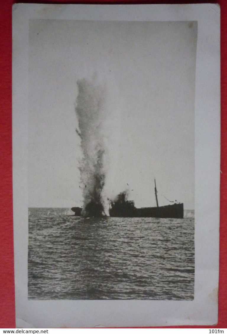 AUSTRIA - K.u.K.  KRIEGSMARINE ORIGINAL PHOTO , TORPEDO SHOOTING - Guerre