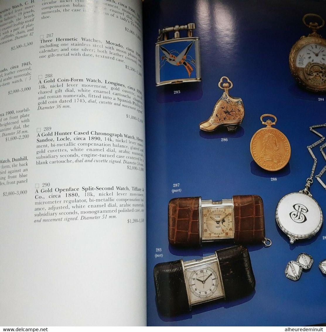 Catalogue SOTHEBY'S"IMPORTANT WATCHES WRISTWATCHES CLOCKS MARINE CHRONOMETERS NAVIGATIONAL INSTRUMENTS"Montres