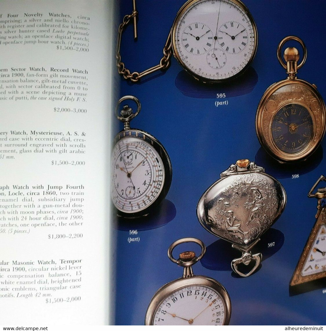 Catalogue SOTHEBY'S"IMPORTANT WATCHES WRISTWATCHES CLOCKS MARINE CHRONOMETERS NAVIGATIONAL INSTRUMENTS"Montres