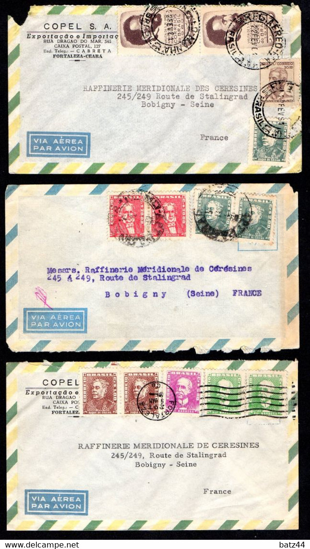 13 SCAN BRESIL BRASIL PETIT LOT DIVERS VARIOUS DOCUMENTS + ENVELOPPE COVER + TIMBRES - Colecciones & Series