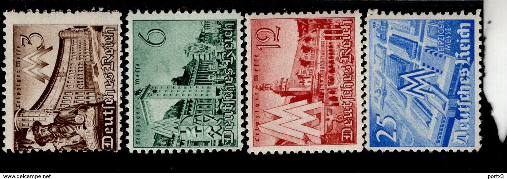 Deutsches Reich 739 - 742 Leipziger Messe MNH Postfrisch ** Neuf - Ongebruikt