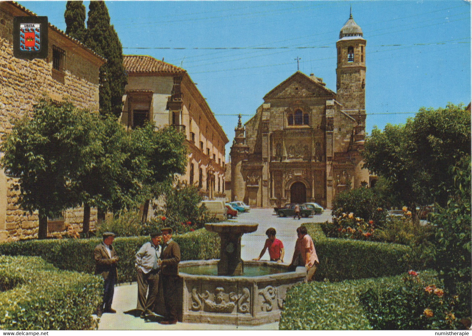 Ubeda (Jaén) : Façade De La Basilique Du Salvador (CP écrite) - Jaén