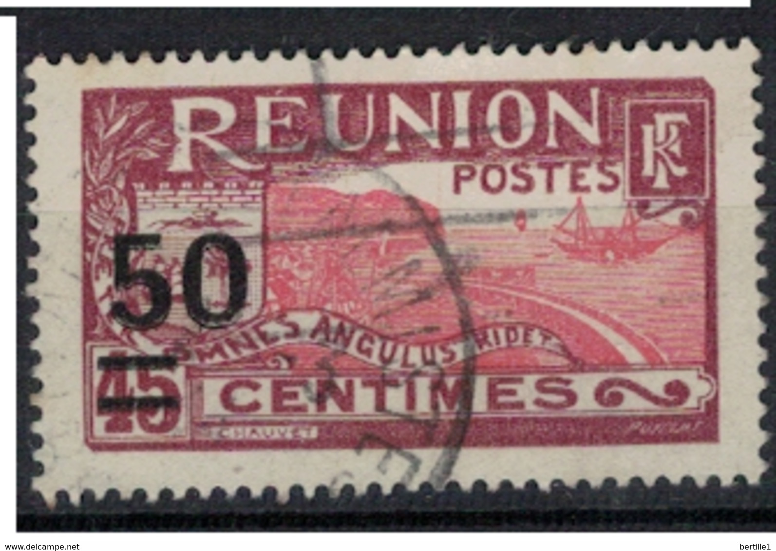 REUNION             N°  YVERT   123 (1)  OBLITERE     ( Ob 01/62 ) - Used Stamps