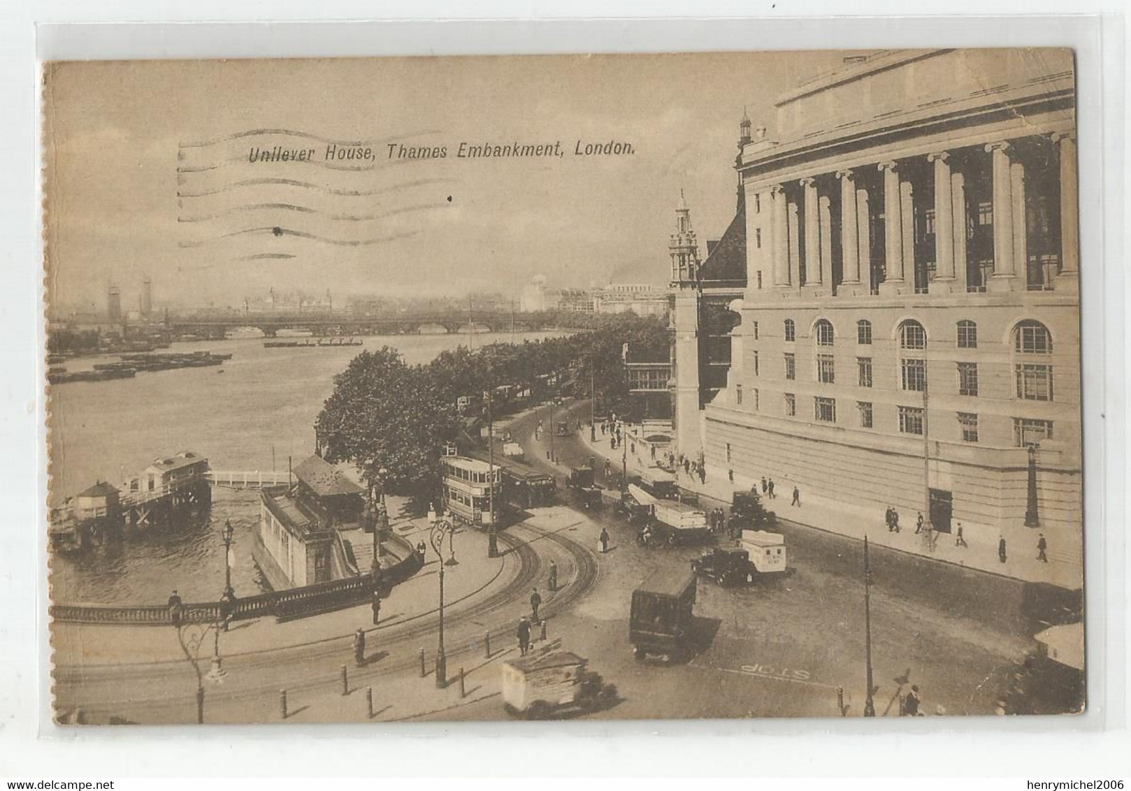 Angleterre England Unilever House Thames Embankment , London Londres - River Thames