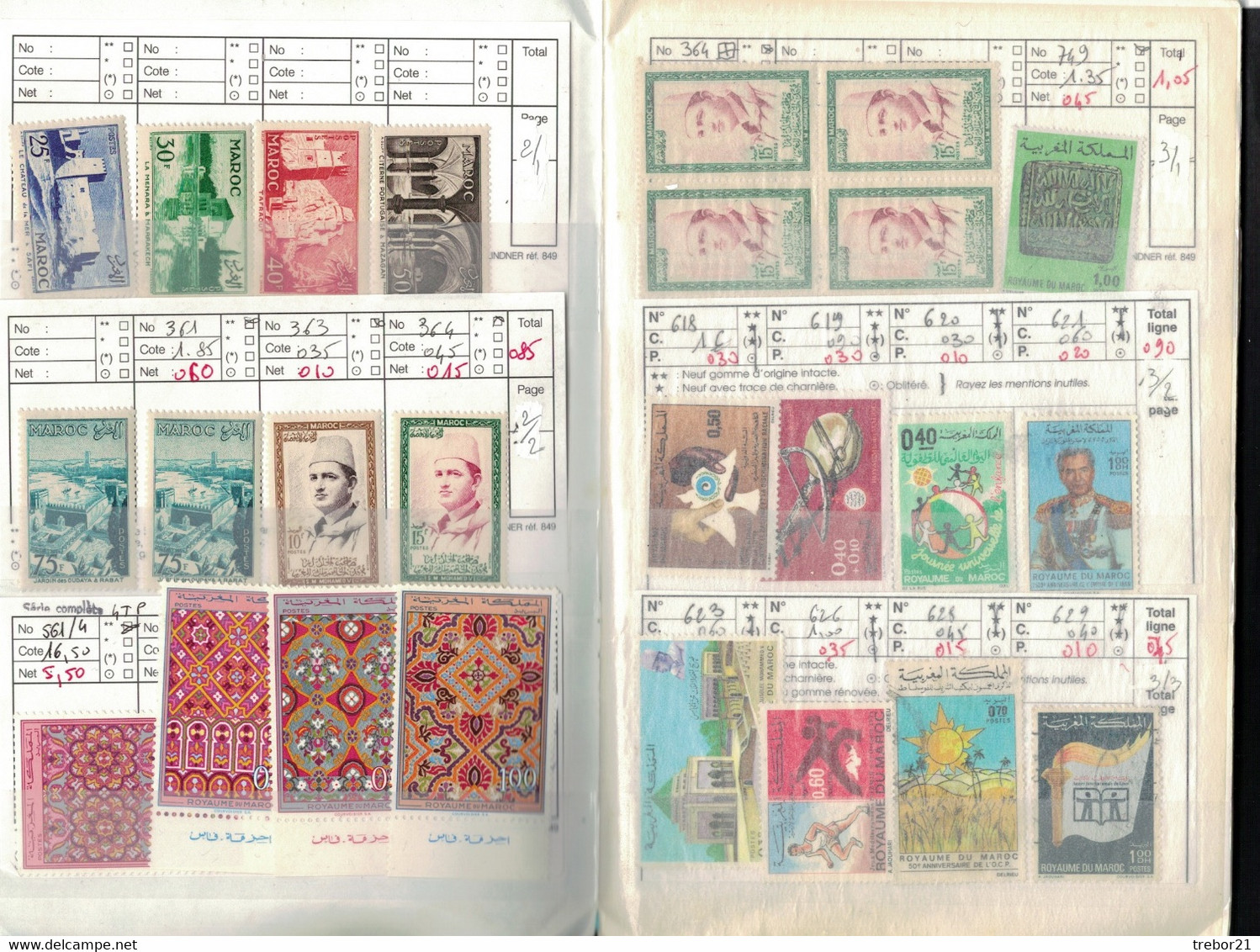 Deux Carnets MAROC - COTE YVERT = 643 €uros - Collections (en Albums)